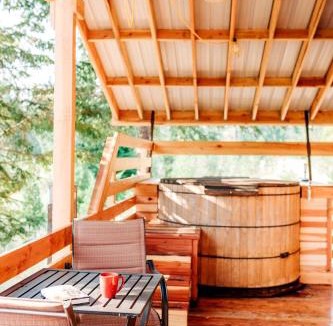 White Salmon House | Unique Yurt Rental with a Hot Tub in White Salmon, Washington