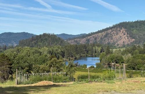 Cataldo House | View of Trail of the Coeur d' Alene & CDA Rivers
