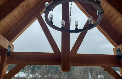 Pinehurst Condo | Views of the Mountain from the private decks of this upstairs condo.