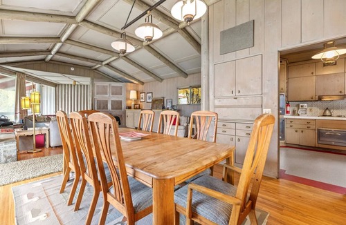 Hayden Lake House | Vintage Lake Retreat | Lakefront Home on Hayden Lake | Private Boat Dock & Beach