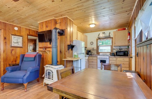 Charlevoix Cabin | Walk to Lakefront! Cabin 21 Mi to Boyne Mtn Resort