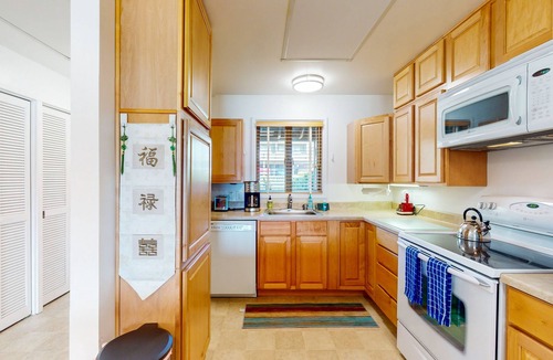 Port Ludlow Condo | Water-view condo with deck, grill, yard games, resort pools, hot tub, and gym