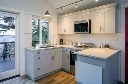 Eastsound Cottage | Water View, Impeccable Studio Cottage overlooking East Sound, Walk to Town, Close to Everything!