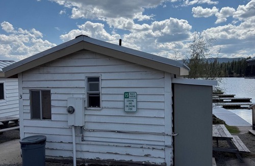 Republic Cabin | Waterfront Curlew Lake Studio Cabin w/Private Deck -Sleeps 2 at Tiffanys Resort