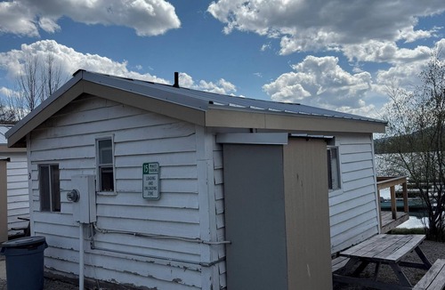 Republic Cabin | Waterfront Curlew Lake Studio Cabin w/Private Deck -Sleeps 2 at Tiffanys Resort