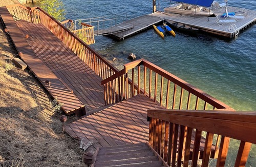 Hayden Lake Cabin | Waterfront Hayden Lake 3BD cabin, private dock & covered slip. Awesome Fishing!