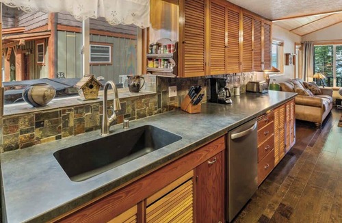Sandpoint House | Waterfront home w/dock, hot tub, large lawn, AC