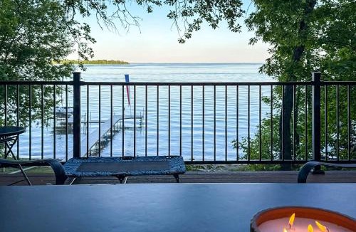Cass Lake House | Waterfront Leech Lake Cabin: Dock, Fire Pit, Deck