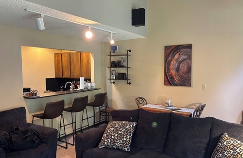 Glacier Condo | Welcoming 2-bedroom condo in quiet Snowater Resort.