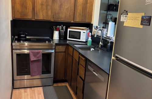 Glacier Condo | Welcoming 2-bedroom condo in quiet Snowater Resort.
