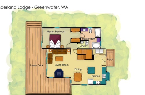 Enumclaw Cabin | Wonderland Lodge At Mt. Rainier - hot tub - Crystal Mountain