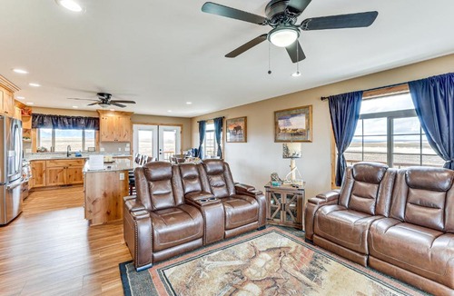 Fenn House | Wraparound Deck: Newly Built Home in Grangeville!
