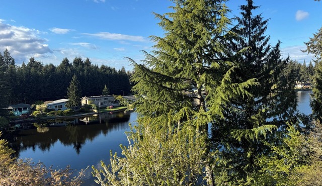 2-bedroom house on a lake