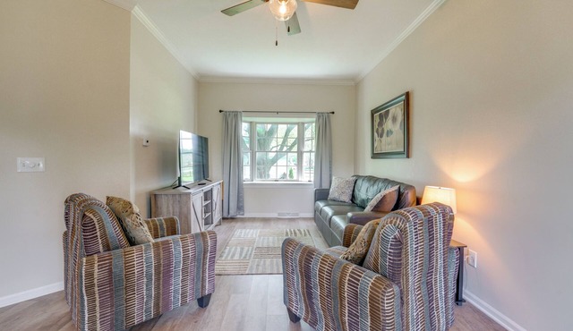 2 Mi to Lake Huron: Classic Home w/Private Deck