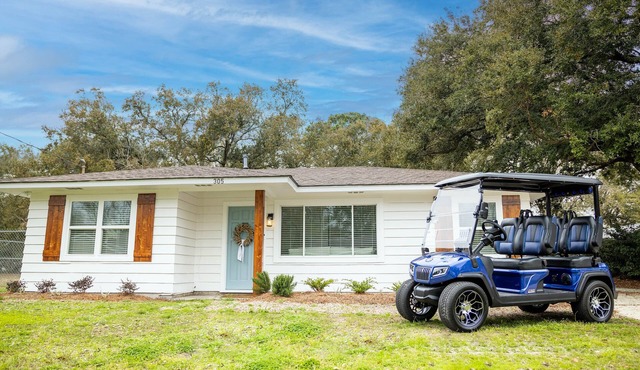 3BR includes GOLF CART! Close to the Beach & Downtown! Tranquility on Teringo