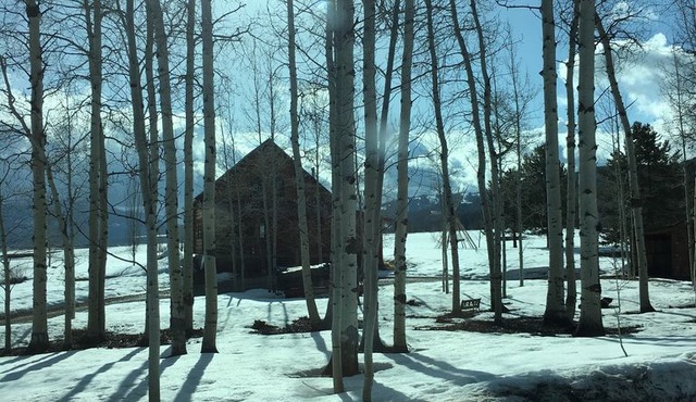 A cabin in the shadow of the Tetons