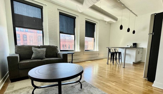 A historic 700 square foot loft in the heart of the Old Market