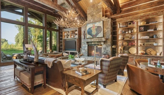Abode at Teton Game, sweeping estate with 3 cabins