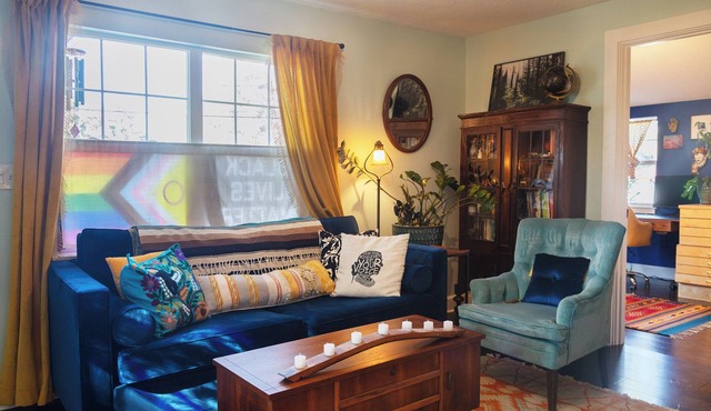 Artist's bungalow and garden in SE Portland
