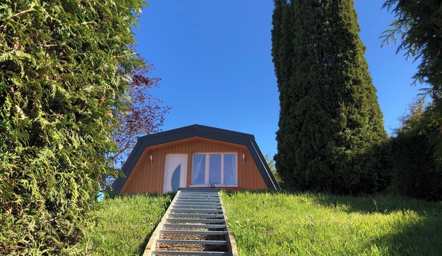 Atypical chalet with enclosed garden and breathtaking views! Rosa-Lila the Tiny-house in Métabief