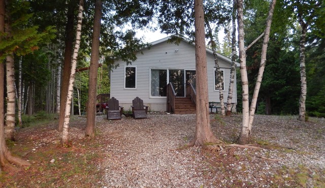 Beachfront Cottage on Lake Huron in Straits of Mackinac