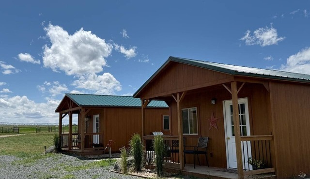 Cabins in the heart of God`s Country