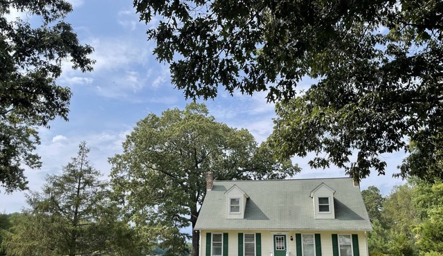 Cape Cod Cottage on Carthagena Creek just off the St. Mary's River with pier. in Drayden