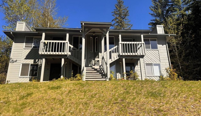 Charming 2-bedroom condo near Schweitzer and Sandpoint. Pet friendly.