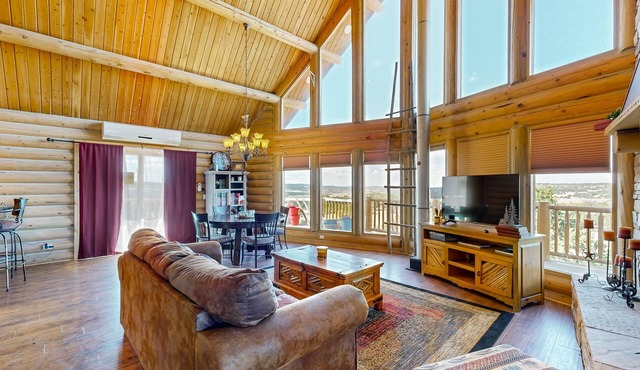 Comfortable home with large deck on 20 acres - surrounded by National Forest