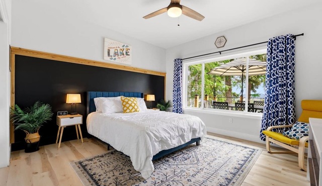 Cozy 3BR Retreat w/Lake Access, Deck, BBQ and Golf Cart for 11 guests