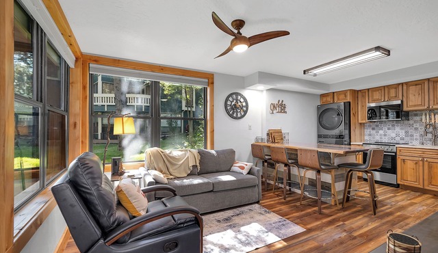 Cozy condo on the 9th Hole of Meadow Creek Golf Course in charming New Meadows
