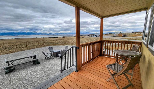 Cozy Lakeview Cabin | Stunning Lake and Mountain View | Canyon Ferry Lake