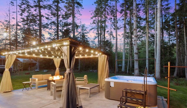 ♿️Cozy/Peaceful/Bright 🏡 Hot Tub + Private Beach