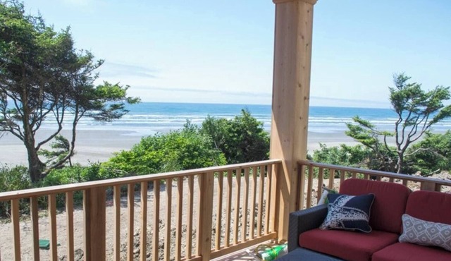Enjoy the beach, ocean and sunsets no matter the weather.