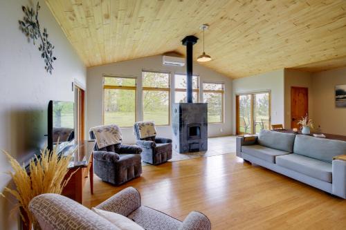 Fish, Hike & More! Home w/Views in Stevensville