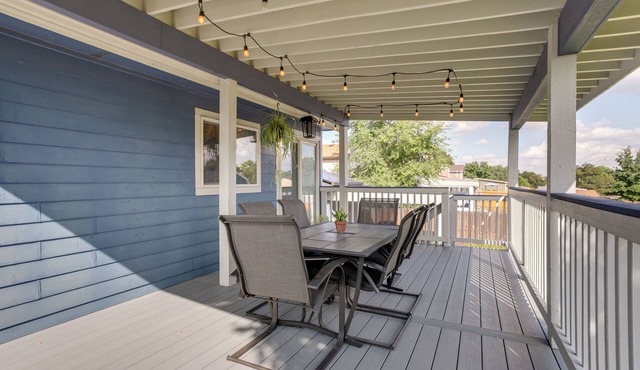 Furnished Deck + Fire Pit: Thornton Family Retreat in Thornton