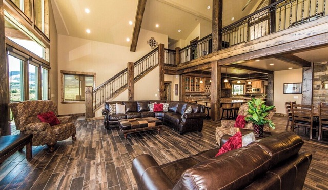 Hidden Chateau | Idaho's Largest Vacation Rental | 13BR Sleeps 52 | Private Beach, Pools & Th.