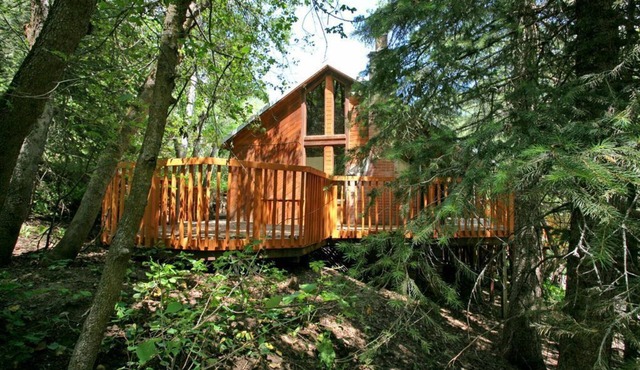 HILLSIDE HIDEAWAY * GREAT FAMILY RETREAT* HOT TUB, SAUNA, KIDS LOFT