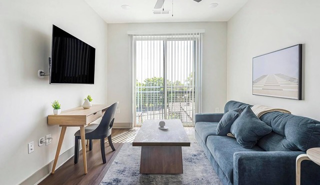 Landing | Beautiful 1BD, Courtyard, Yoga Studio