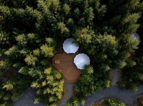 Large and Spacious Double Bell Tents Great for Families in Carson, Washington