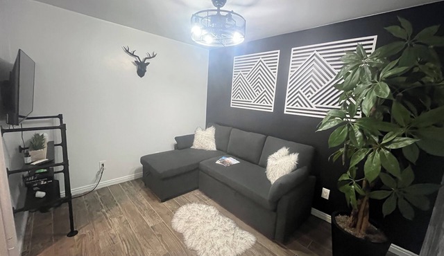Located in Basement of Twin Home. Relax & Play with Swim Spa & Game Room for 4