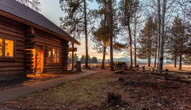 Log Cabin on 16 Private Acres | Hot Tub | Cascade Views