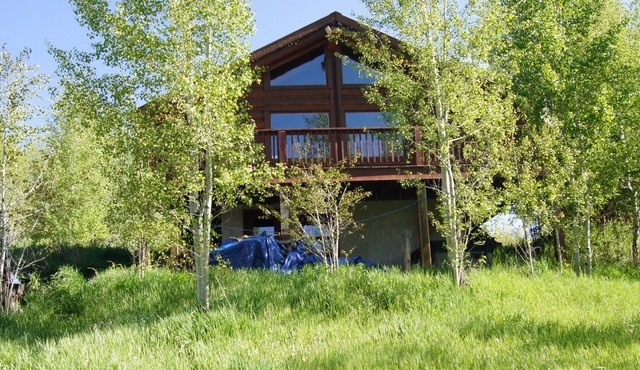 Log cabin on 5 acres in Wilson Wyoming