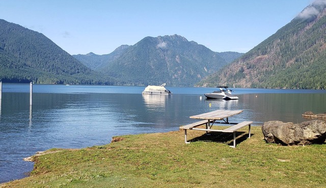 Lovely Lake Cushman, Dog Friendly Home One Minute from the Lake!