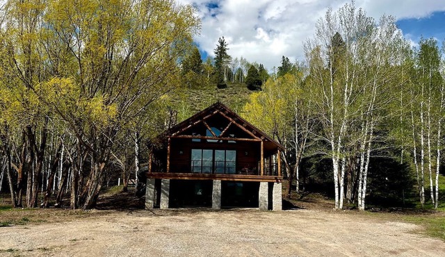 Magnificent Cabin with Spa and Luxurious Interior in Wyoming