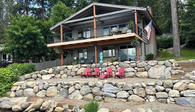 “Margie” Sacheen Lakehouse with Private Dock and Beach