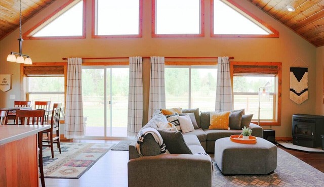 Modern Cabin w/Open Views & Fenced Yard