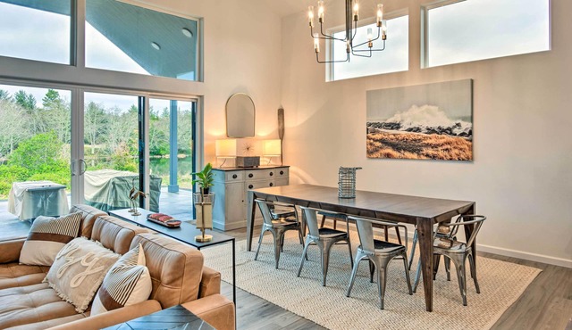 Modern Ocean Shores Getaway With Dock!