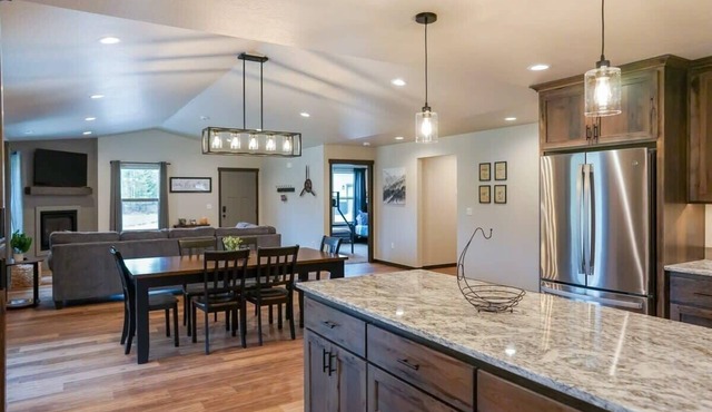 New home: 2 patios, 4 acres