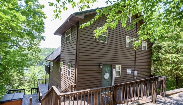Norris Lake Home Waterfront With Private Dock Sleeps 15 Speedwell TN